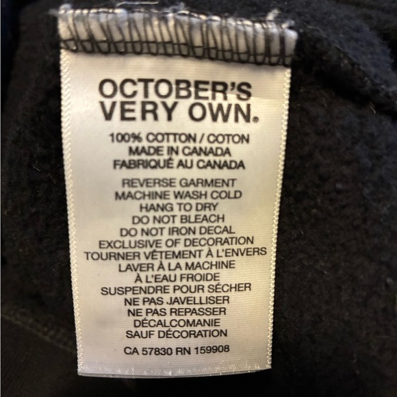 Authentic OVO Black Hoodie with Gold Owl Logo - Picture 3 of 3